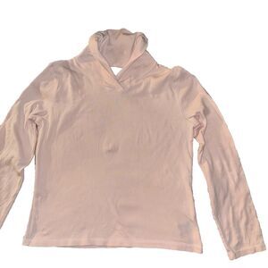 Lauren Ralph Lauren L Mock Neck Top Monochrome Logo Layer Comfort Casual Capsule